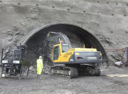 Concluye la excavaci�n del t�nel de Gald�cano, en Vizcaya 