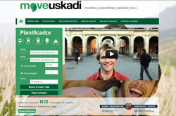 La web Moveuskadi incorpora una aplicacin para viajar de manera ms ecolgica