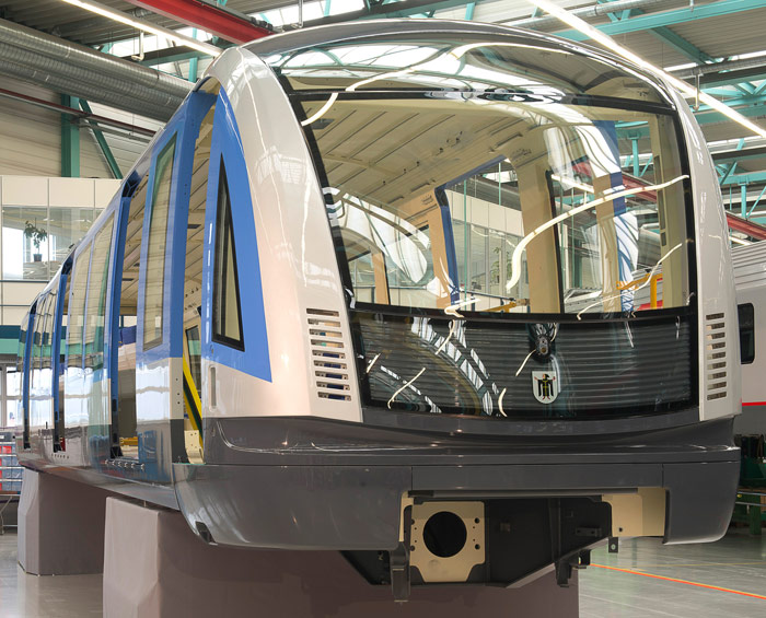 Presentado el nuevo vehículo del Metro de Munich