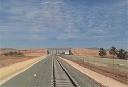 Concluyen las obras de plataforma del tramo Alhama de Murcia-Totana, en la lnea de alta velocidad Murcia-Almera 