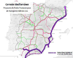 La implantacin del ancho UIC en el Corredor Mediterrneo tendr una inversin de 1.400 millones de euros 