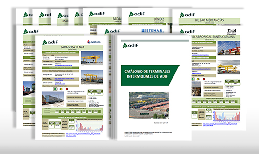 Adif publica un catálogo de servicios de sus terminales intermodales de mercancías
