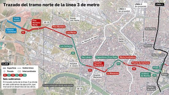 Compromiso de inversin para la ampliacin de la lnea 3 del metro de Sevilla