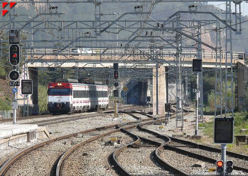 Nueva l�nea de mercanc�as entre Martorell y Castellbisbal