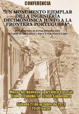 Conferencia sobre la línea ferroviaria La Fuente de San Esteban-Barca d´Alva en Salamanca.