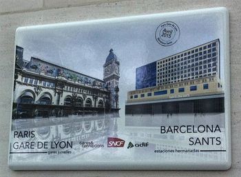 Barcelona Sants y Pars-Gare de Lyon se hermanan