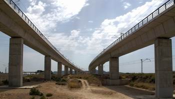 Licitada la instalaci�n de catenaria en el trayecto de alta velocidad Monforte del Cid-Murcia 