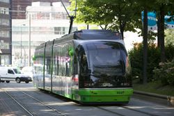 Primeras pruebas de velocidad del Tranvía de Vitoria en el ramal de Lakua