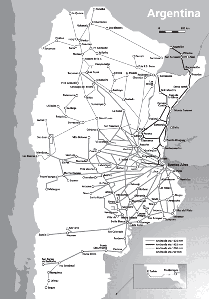 Mapa de Argentina