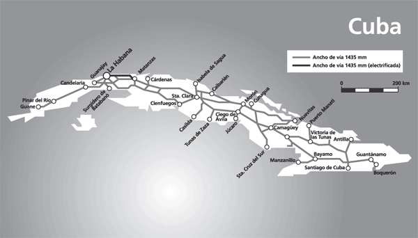 Mapa de Cuba