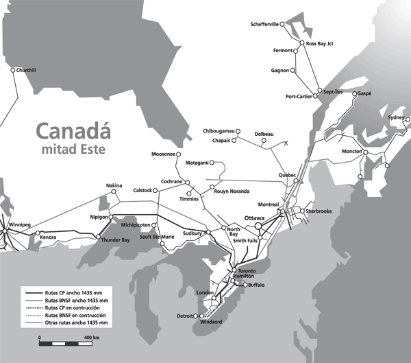 Mapa de Canad�