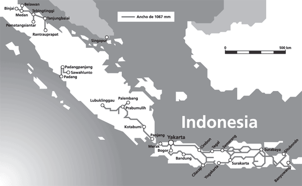 Mapa de Indonesia