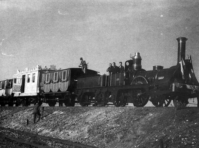 Rodaje de la pel�cula La Guerra empieza en Cuba en la d�cada de los cincuenta  con  la locomotora Matar� del Centenario.