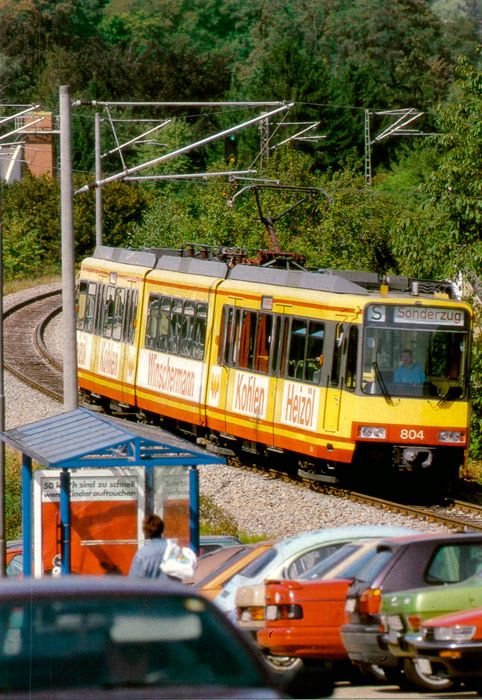 Sistema de ABB de tranva compatible para redes ferroviaria y urbana en servicio en Alemania en 1994.