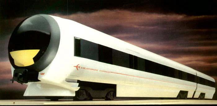 CAF y Siemens construyen los trenes para el enlace rpido del aeropuerto londinense de  Heathrow con el centro de Londres. La inauguracin est prevista para 1997.