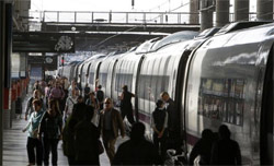 El número de viajeros en ferrocarril aumentó un 9,1 por ciento el pasado mes de enero