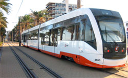 Tram de Alicante suspende desde hoy el servicio en la l�nea 4L, entre Puerta del Mar y Sangueta