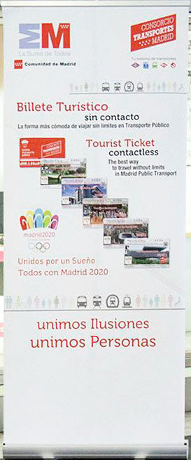 El billete turístico de Madrid se pasa a la tecnología sin contacto