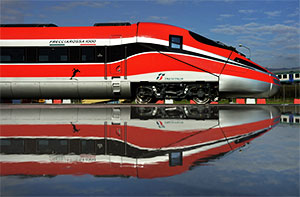 El Frecciarossa 1000 alcanza los 385,5 km/h, rcord de velocidad en Italia