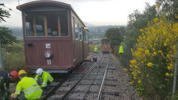 Se inicia la restauraci�n de los veh�culos del Funicular de Gelida