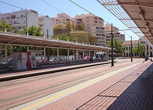 La parada de Pont de Fusta de la l�nea 4 del tranv�a de Valencia permanecer� fuera de servicio en agosto