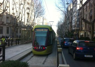 La puesta en servicio del tranvía de Jaén, más cerca