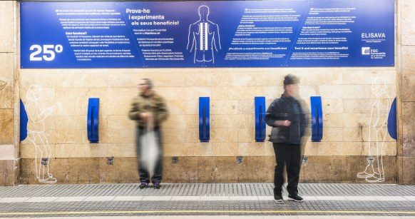 Ferrocarrils de la Generalitat de Catalunya realiza una prueba piloto de apoyos dorsales