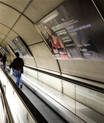 Metro de Bilbao colabora con Koopera en una exposicin fotogrfica