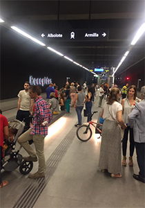 Récord del Metro de Granada con 41.572 viajeros en un día