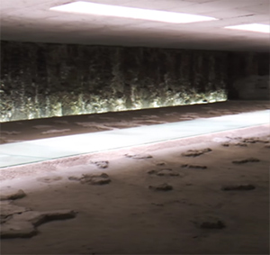 Metro Granada abre al público los restos arqueológicos del albercón almohade en la estación de Alcázar Genil