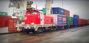 Llega a Francia el primer envo de contenedores por ferrocarril desde China