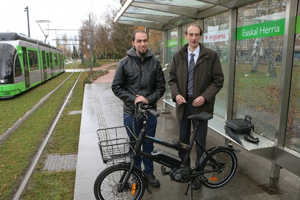 R�cord de viajeros del tranv�a de Vitoria en 2017
