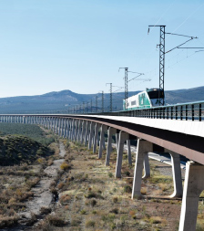 Continúan las pruebas en la línea de alta velocidad Antequera-Granada