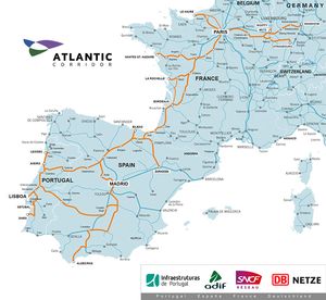 La Comisión Europea aprueba extender el corredor Atlántico de mercancías hasta Zaragoza por Pamplona