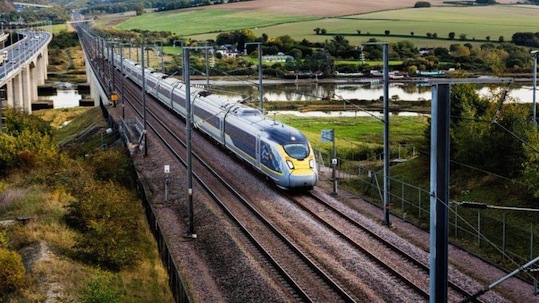 Eurostar presenta sus objetivos de reducción de su huella ecológica