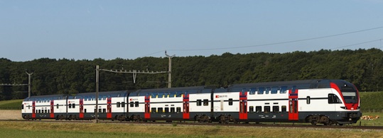 Autorizada la circulación de los nuevos trenes de dos pisos de los Ferrocarriles Suizos