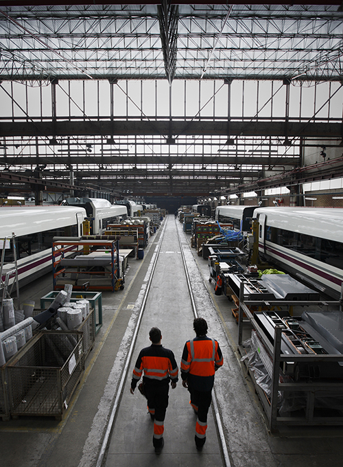 Talgo se adjudicó contratos por setecientos millones de euros en 2017