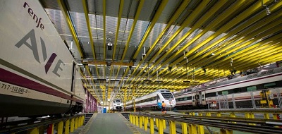 Avanzan los trabajos en la Base de Mantenimiento de Fuencarral II de Renfe