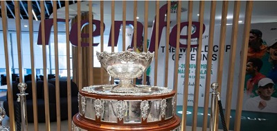 Renfe expone la Copa Davis en la estación Puerta de Atocha