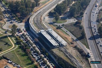 La obra civil del último tramo de la ampliación del metro de Sevilla a Alcalá de Guadaíra alcanza su final