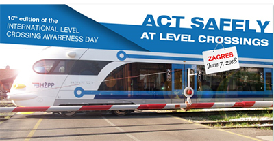 Décima edición del Día Internacional de Sensibilización en los Pasos a Nivel