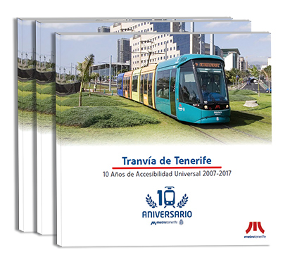 Metrotenerife recopila en una memoria las actuaciones en materia de accesibilidad de su primera década