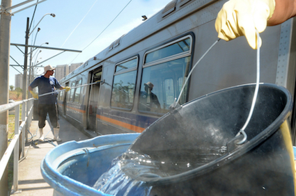 El metro de Brasilia consigue disminuir un 49 por ciento su gasto en agua