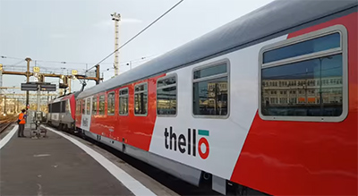 Thello renueva sus coches para el servicio nocturno entre Italia y Francia