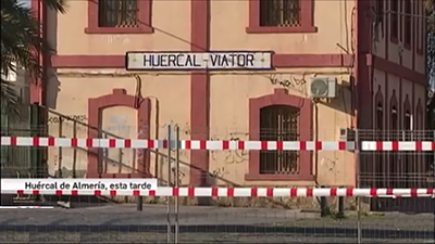 La estación de Huércal-Viator se adapta como fin de trayecto durante las obras en el barrio de El Puche, en Almería