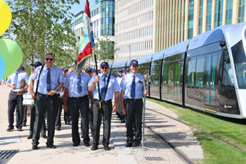 En servicio un nuevo tramo con tres estaciones del tranvía de Luxemburgo