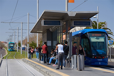 Récords de pasajeros del Tranvía de Tenerife en el mes de agosto
