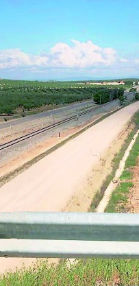 Avances en las obras del tramo Grañena-Jaén, en la línea Madrid-Alcázar de San Juan-Jaén