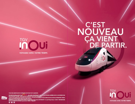 Los Ferrocarriles Franceses comienzan a desplegar el servicio TGV Inoui en toda su red