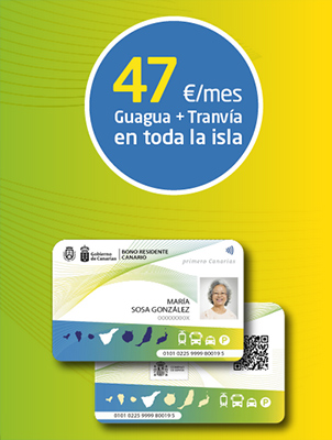 Tenerife lanza el Bono Residente para viajar en tranvía y autobús por 47 euros al mes